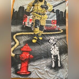 FIREFIGHTER/ Twin size Kids Bed Comforter